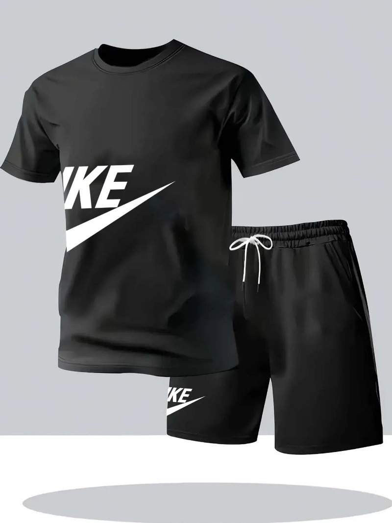 Summer Clothing For Young Men - Men's summer short sleeved set, quick