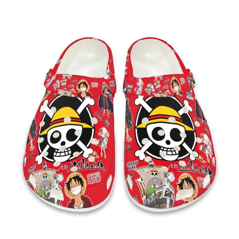 Summer Away Clothing - Anime One Piece Luffy Outdoor Slippers