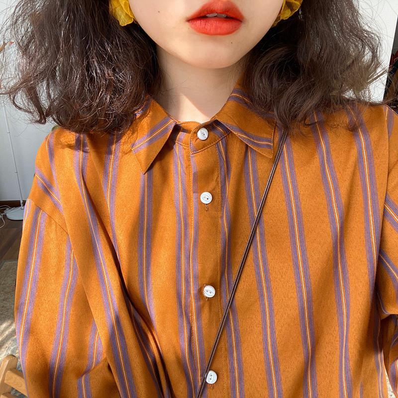 Summer Youth Clothing - Spring New Striped Loose Casual Blouse