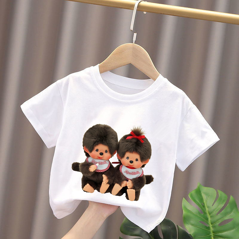 Summer Clothing Boys - Monchhichi Kids T-shirts Anime Figures Boys