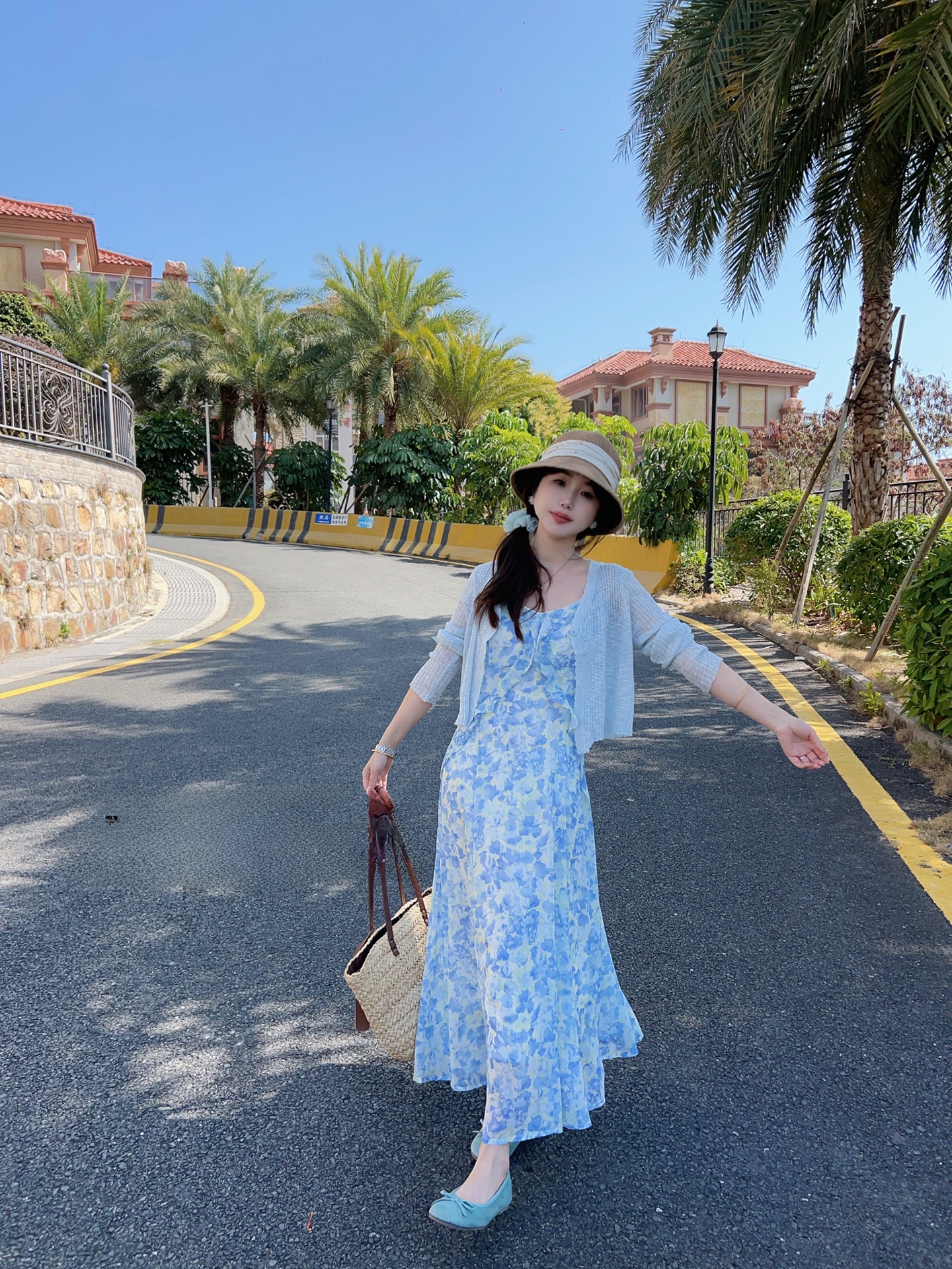 Sundress Midi Floral - Spring 2026 Floral Print A-Line Dress