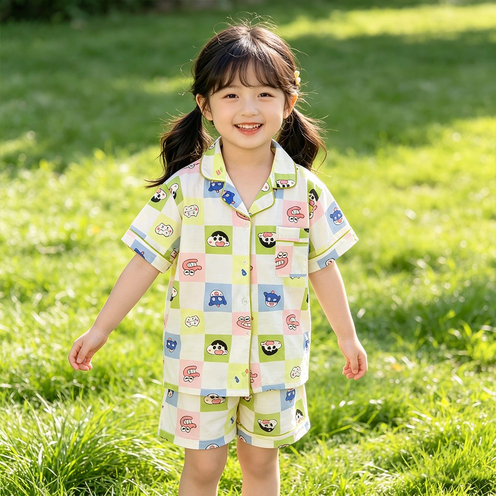 Summer Away Clothing - Kawaii Crayon Shin-Chan Pajamas Children 2