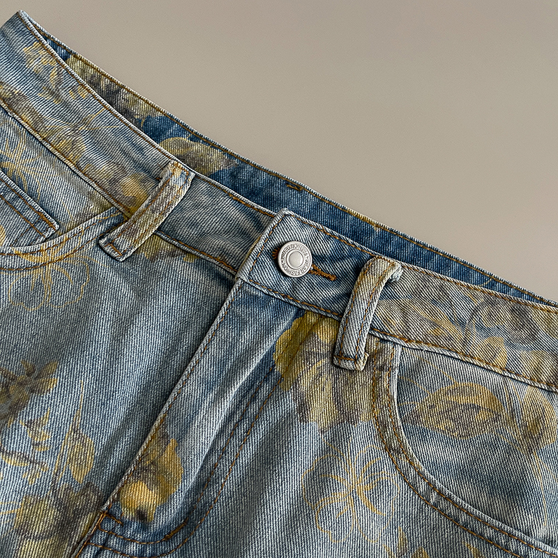 Elegant Women Denim Skirt Yell - Soft Summer Yellow Clothing recensie en prijs