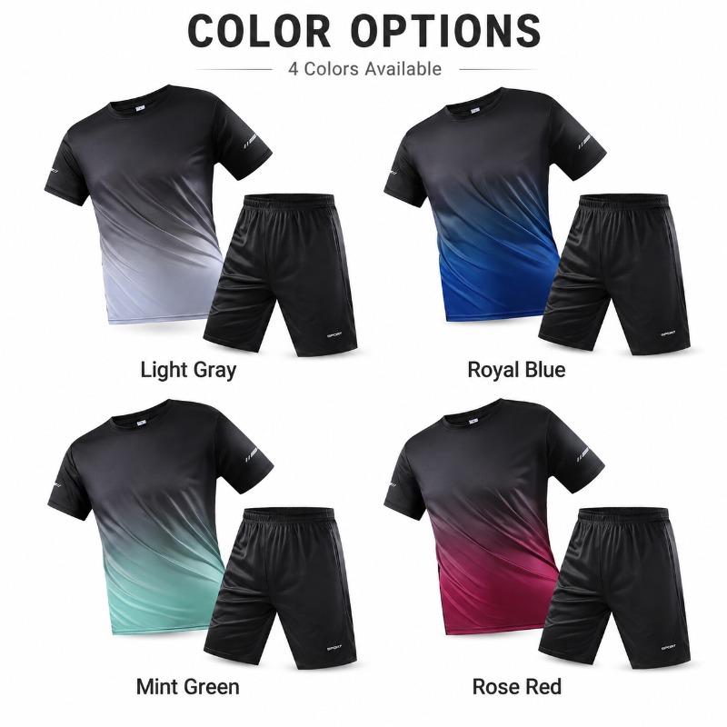 Men Quick Dry Sportswear Set 2 - Summer Clothing For Young Men recensie en prijs