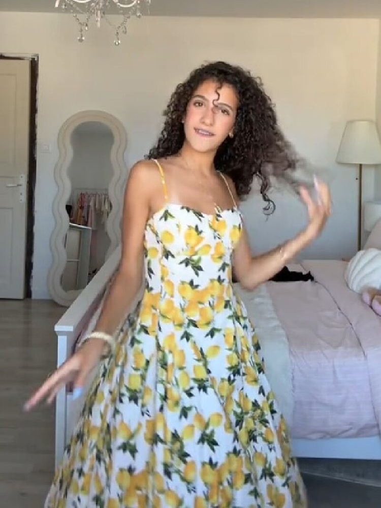 Summer Lemon Floral Midi Dress - Sundress Midi Floral recensie en prijs