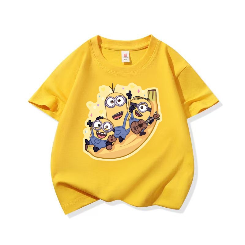 Childrens Minions Graphic Tee  - Soft Summer Yellow Clothing recensie en prijs