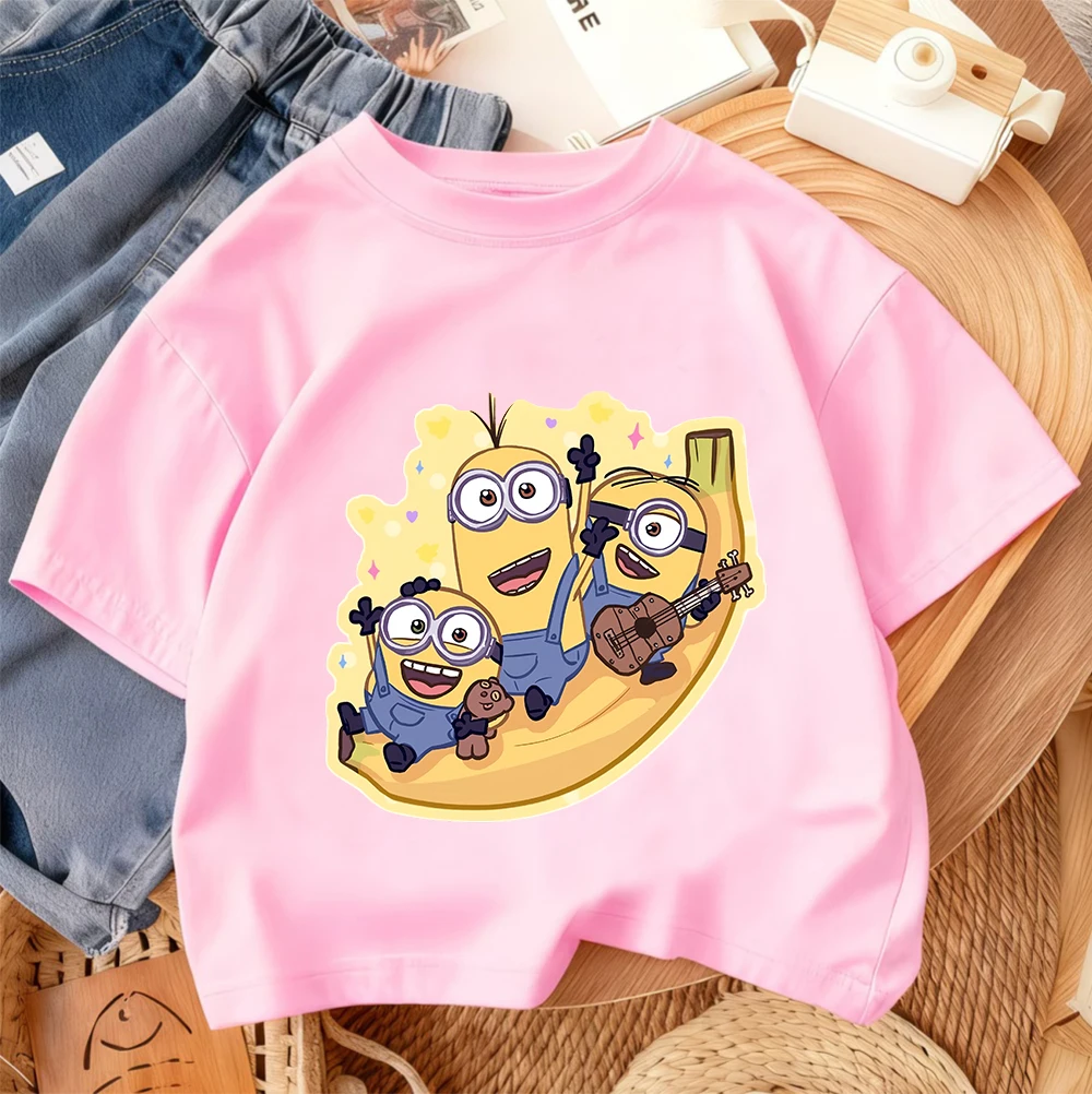 Childrens Minions Graphic Tee  - Soft Summer Yellow Clothing recensie en prijs