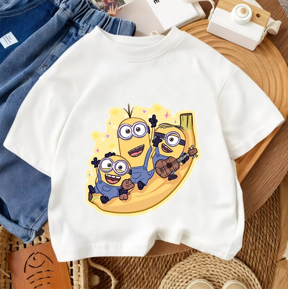 Childrens Minions Graphic Tee  - Soft Summer Yellow Clothing recensie en prijs