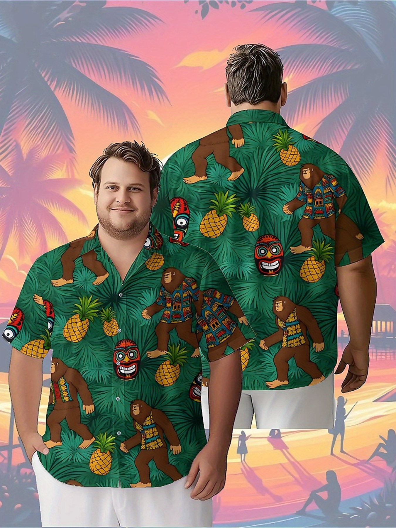 Men's Plus Size Hawaiian Shirt - Summer Youth Clothing recensie en prijs