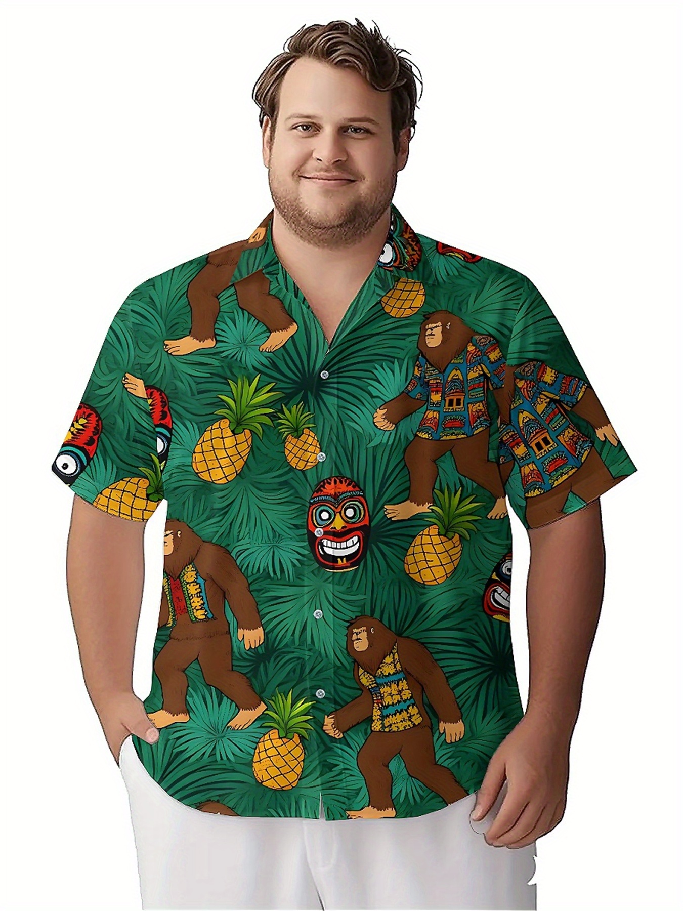 Men's Plus Size Hawaiian Shirt - Summer Youth Clothing recensie en prijs