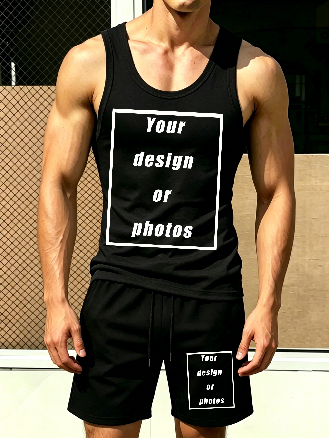 Men's Sports Tank Top Set Shor - Summer Clothing Sets Men recensie en prijs