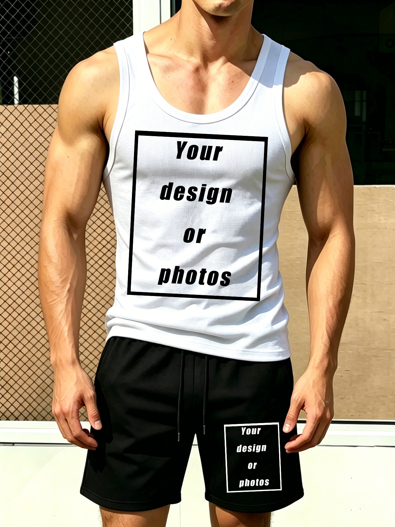 Men's Sports Tank Top Set Shor - Summer Clothing Sets Men recensie en prijs