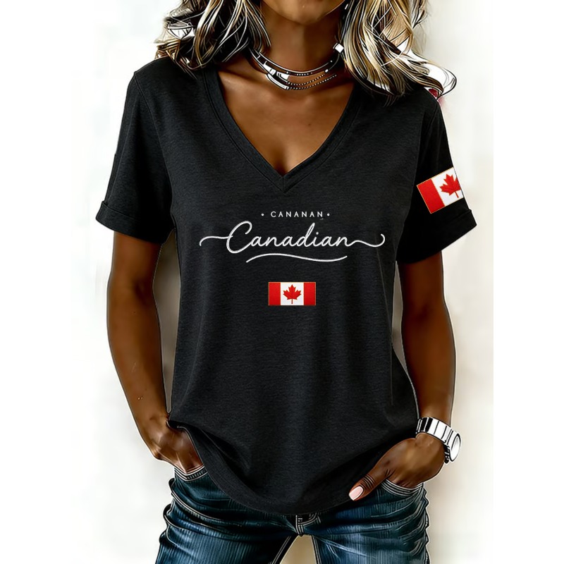 Canada National Flag Print Wom - Summer Clothing Women Canada recensie en prijs