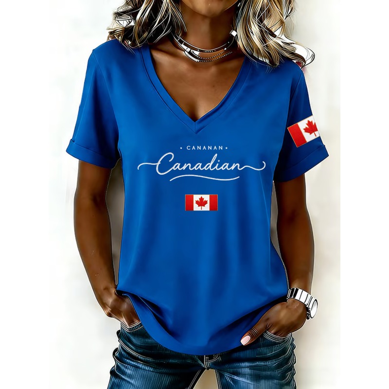 Canada National Flag Print Wom - Summer Clothing Women Canada recensie en prijs