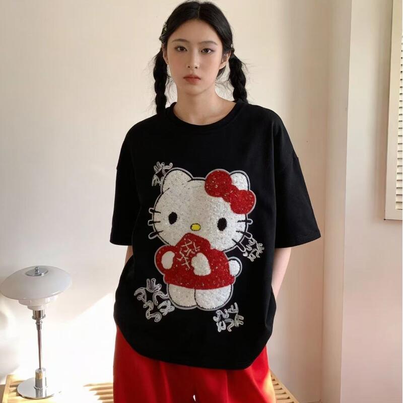 Cute Short-Sleeved Hello Kitty - Summer Clothing Trend recensie en prijs