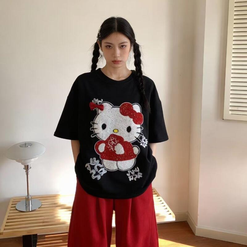 Cute Short-Sleeved Hello Kitty - Summer Clothing Trend recensie en prijs
