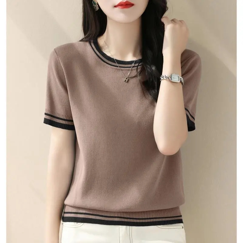 New Summer V-neck Knitted Swea - Summer Clothing Yarn recensie en prijs