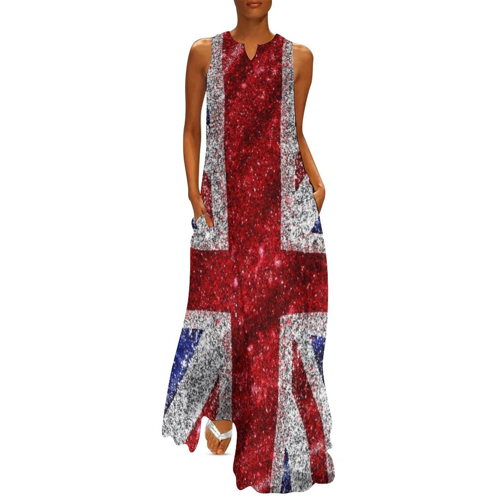 Faux Glitter Union Jack Flag U - Summer Clothing Women Uk recensie en prijs