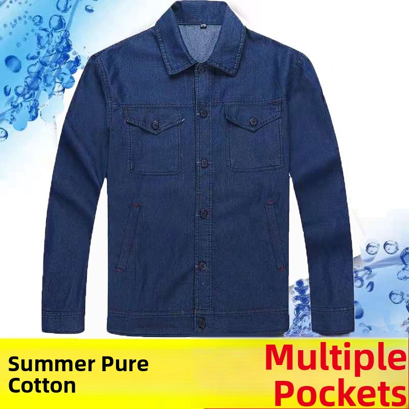 Lightweight Summer Denim Workw - Summer Clothing Sets Men recensie en prijs