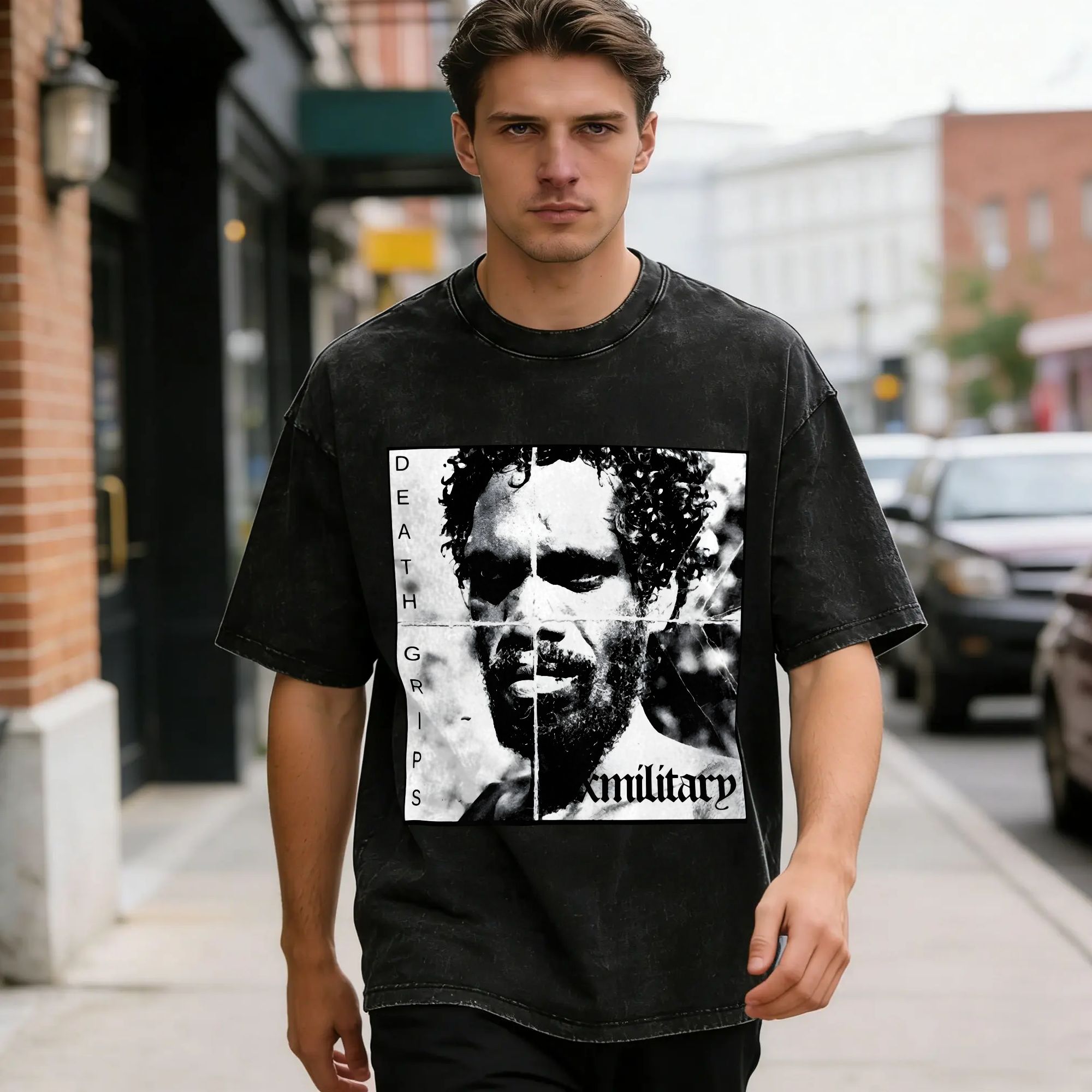 Men T-Shirt Death Grips Washed - Summer Clothing Ideas Men recensie en prijs