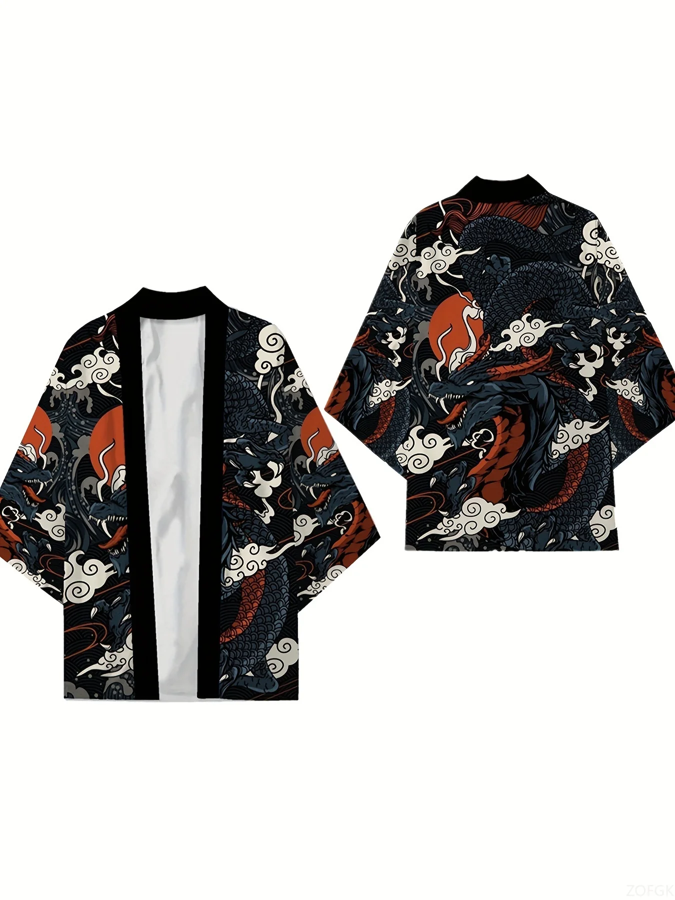 Unisex Kimono 3d Retro Long Pr - Summer Clothing Cartoon recensie en prijs