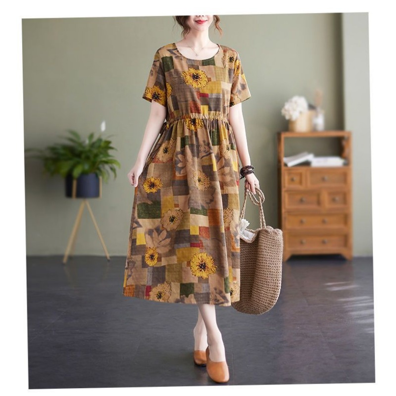 Womens Plus Size Vintage Flora - Sundress Midi Floral recensie en prijs