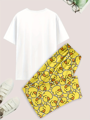 Men's casual pajama set, duck- - Summer Duck Clothing recensie en prijs