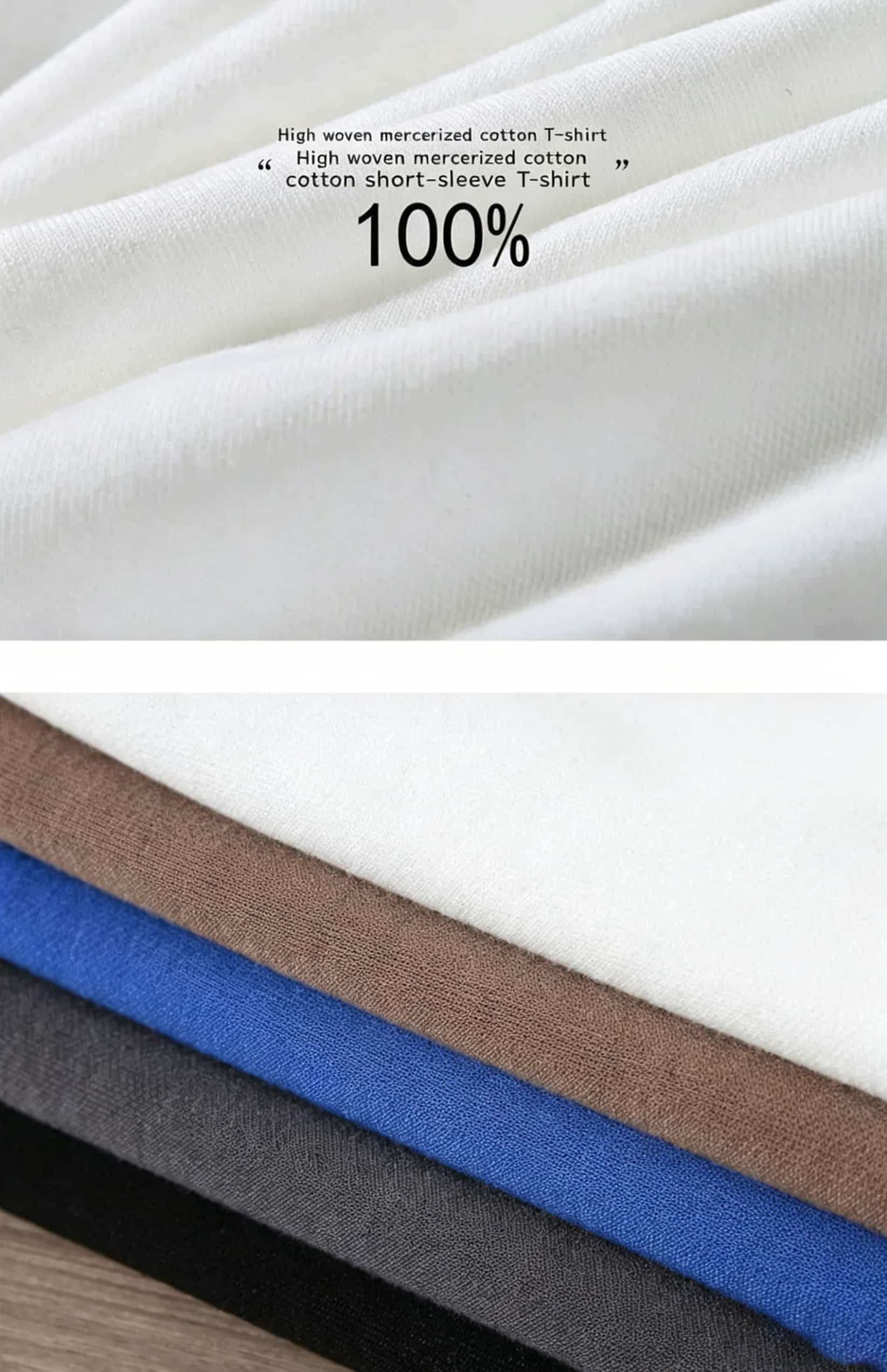 Men's round-neck cotton T-shir - Summer Clothing Label recensie en prijs