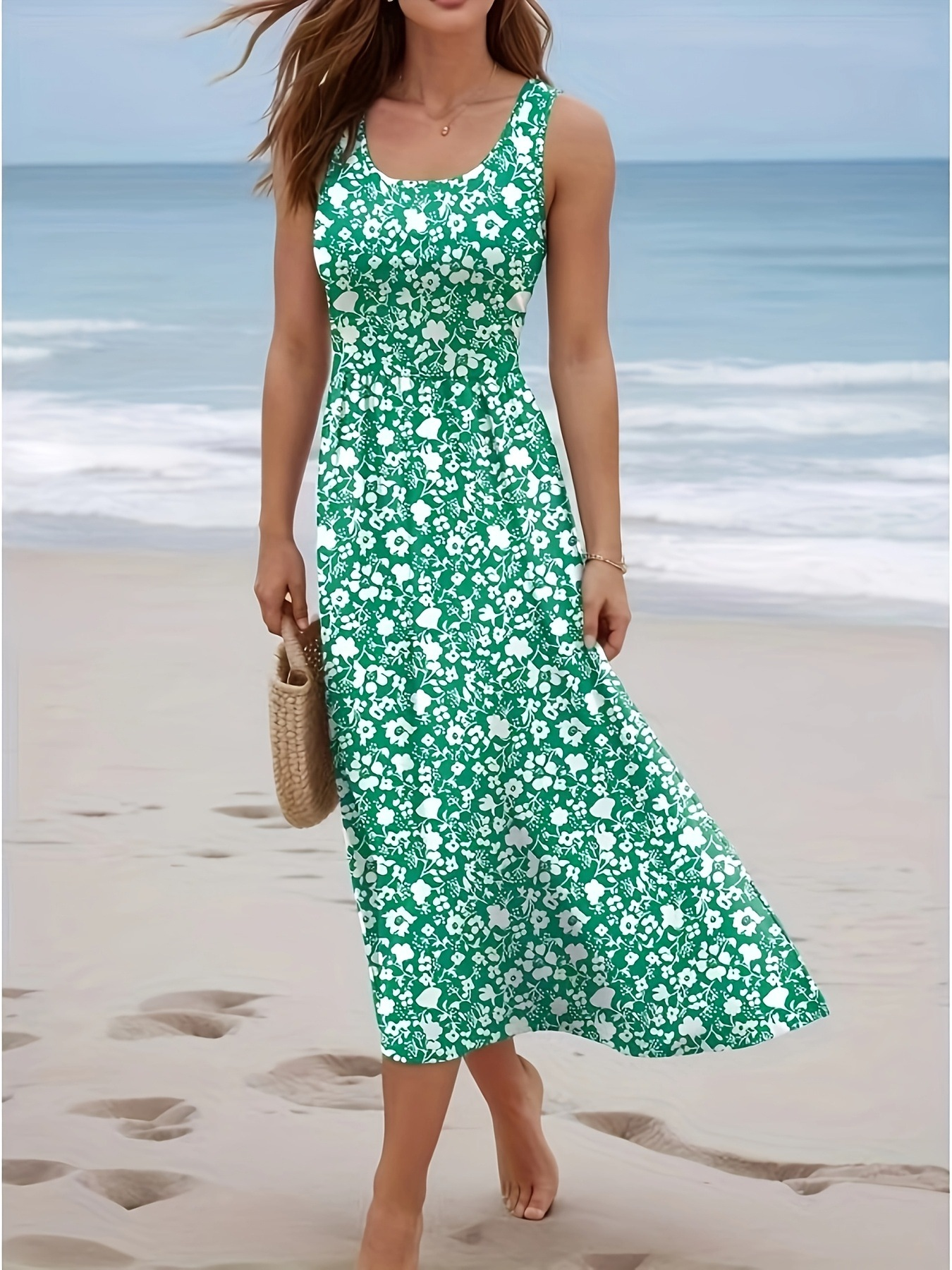 Women Summer Sleeveless Floral - Sundress Midi Floral recensie en prijs