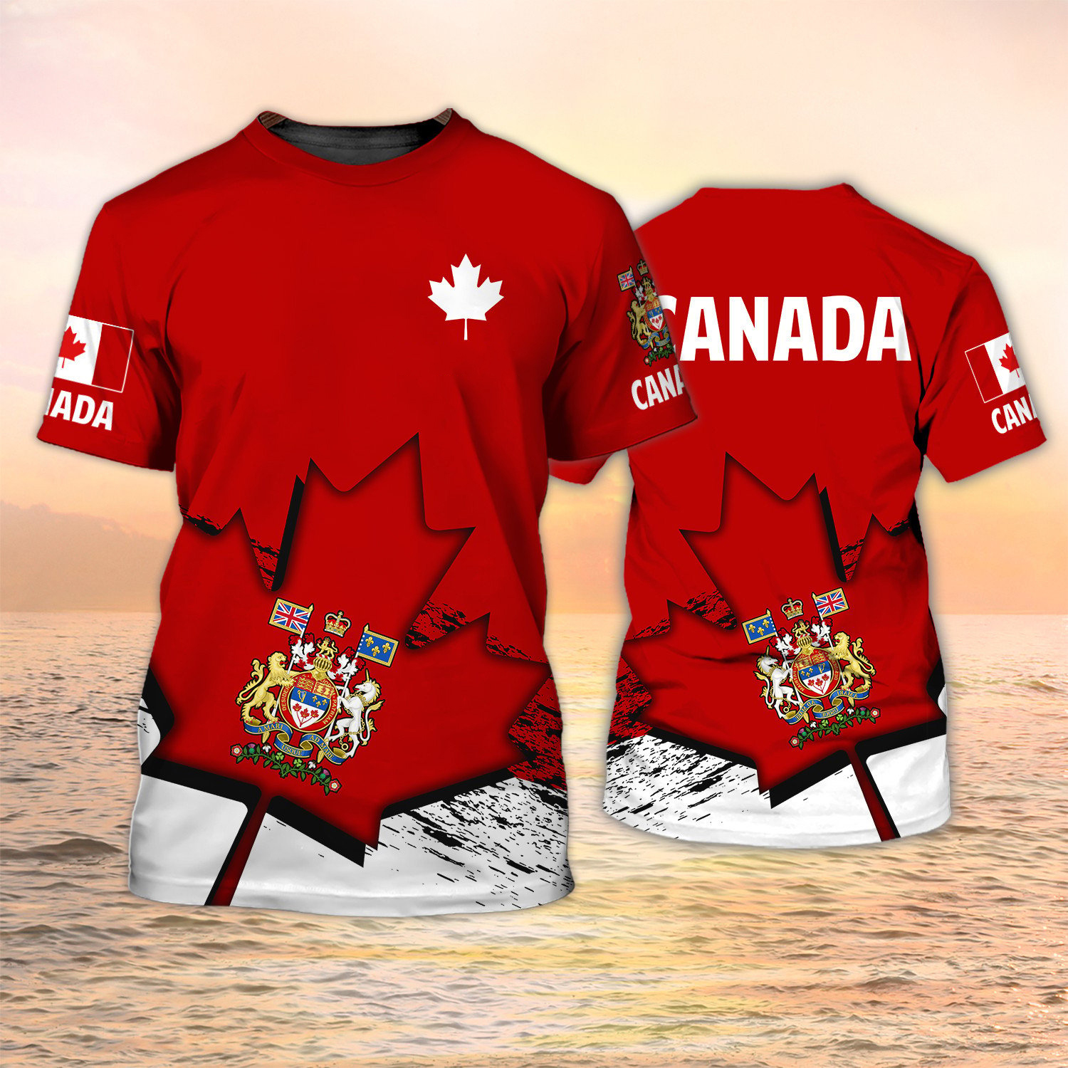 Canada T-Shirts Canadian Flag  - Summer Clothing Women Canada recensie en prijs