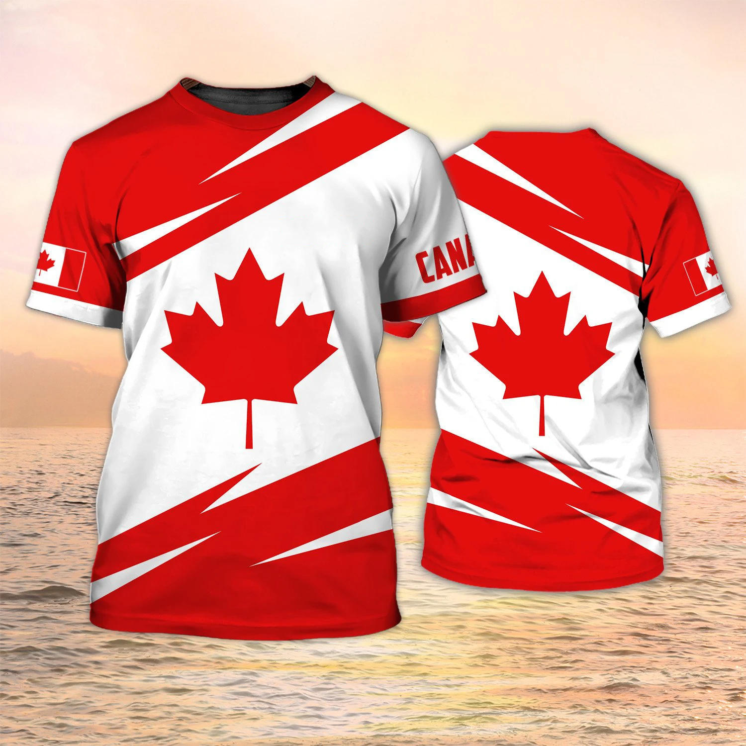 Canada T-Shirts Canadian Flag  - Summer Clothing Women Canada recensie en prijs