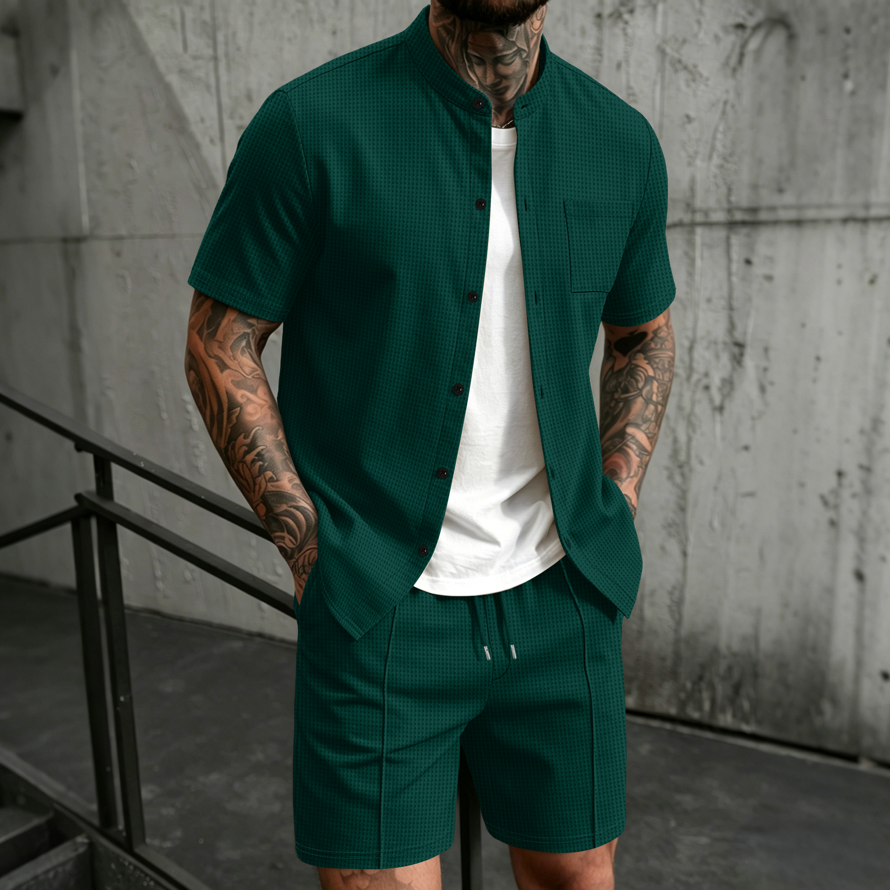 Men's 2 Piece Outfit, Stand Co - Summer Clothing Sets Men recensie en prijs
