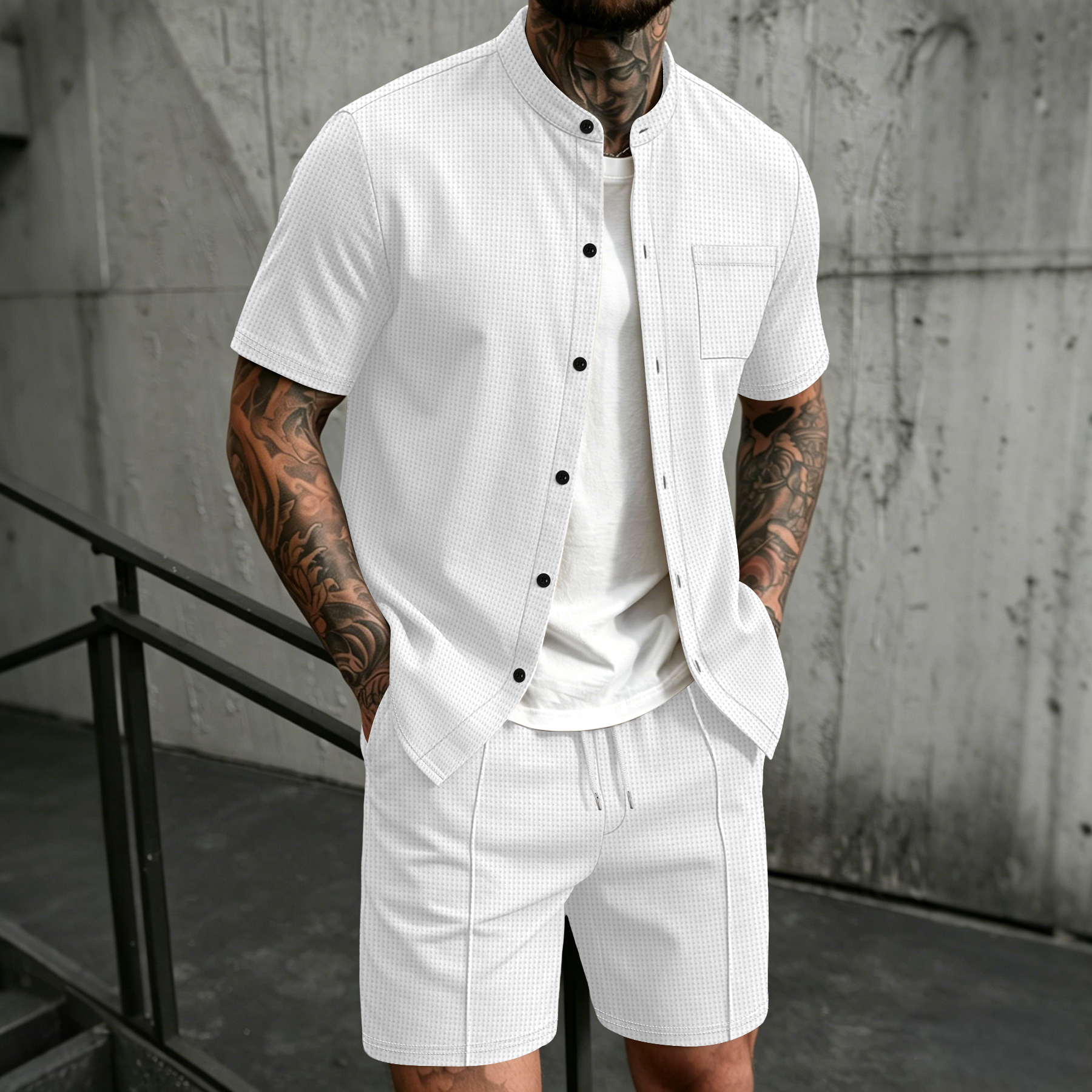 Men's 2 Piece Outfit, Stand Co - Summer Clothing Sets Men recensie en prijs