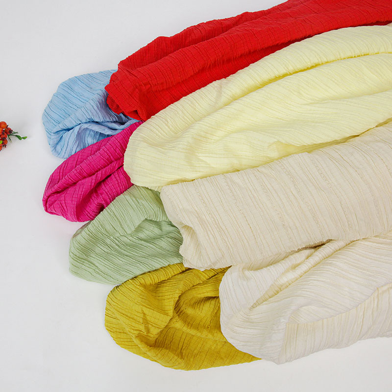 Plain Chiffon Pleated Fabric B - Soft Summer Yellow Clothing recensie en prijs