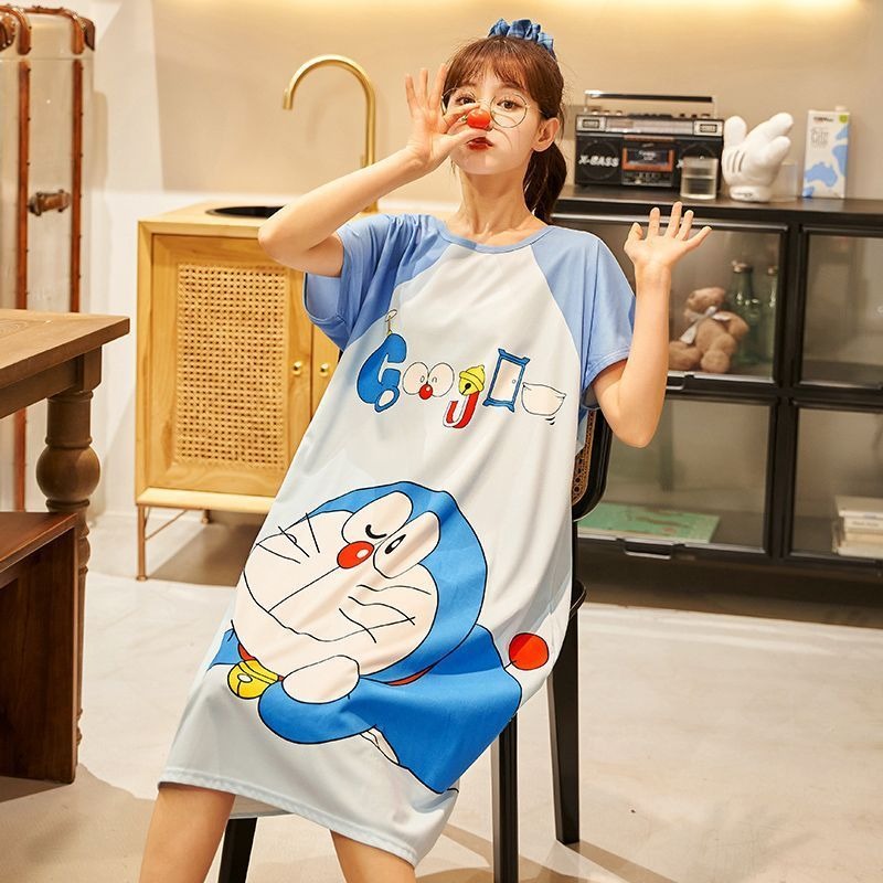 Doraemon cute nightdress for w - Summer Away Clothing recensie en prijs