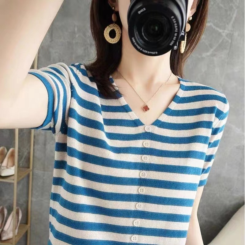 Ladies Ice Silk Short Sleeve T - Summer Clothing Label recensie en prijs