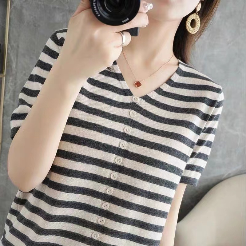 Ladies Ice Silk Short Sleeve T - Summer Clothing Label recensie en prijs