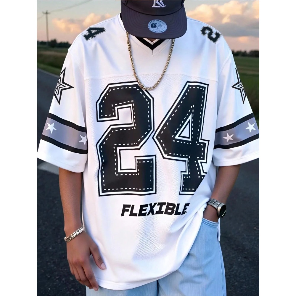 2026 Summer New Men's V-Neck T - Summer Clothing Trend recensie en prijs