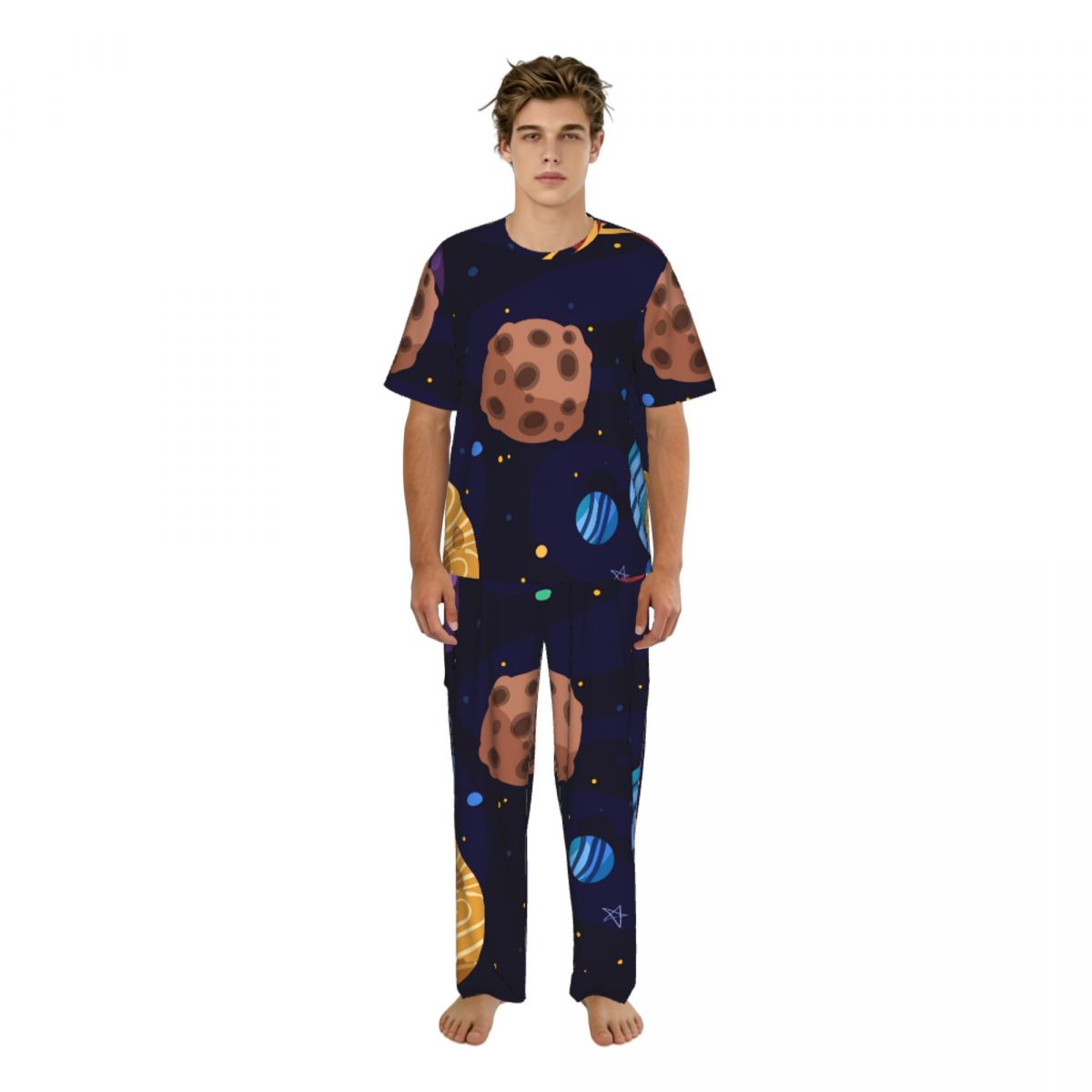 Men Pajamas Suit Short Sleeved - Summer Clothing Cartoon recensie en prijs