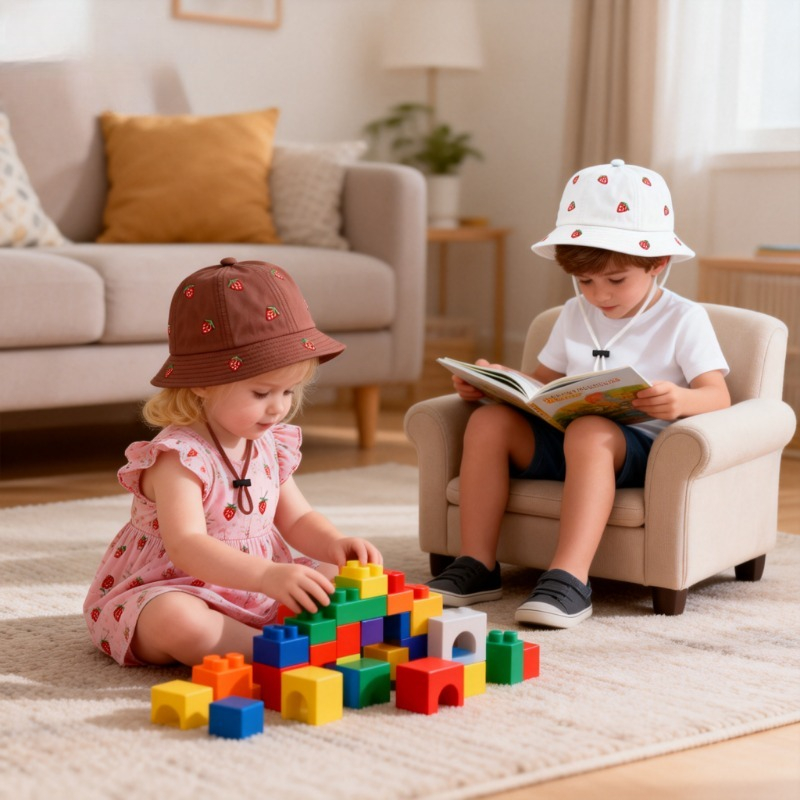 Girl Fisherman Hat with Strawb - Summer Clothing Boys recensie en prijs