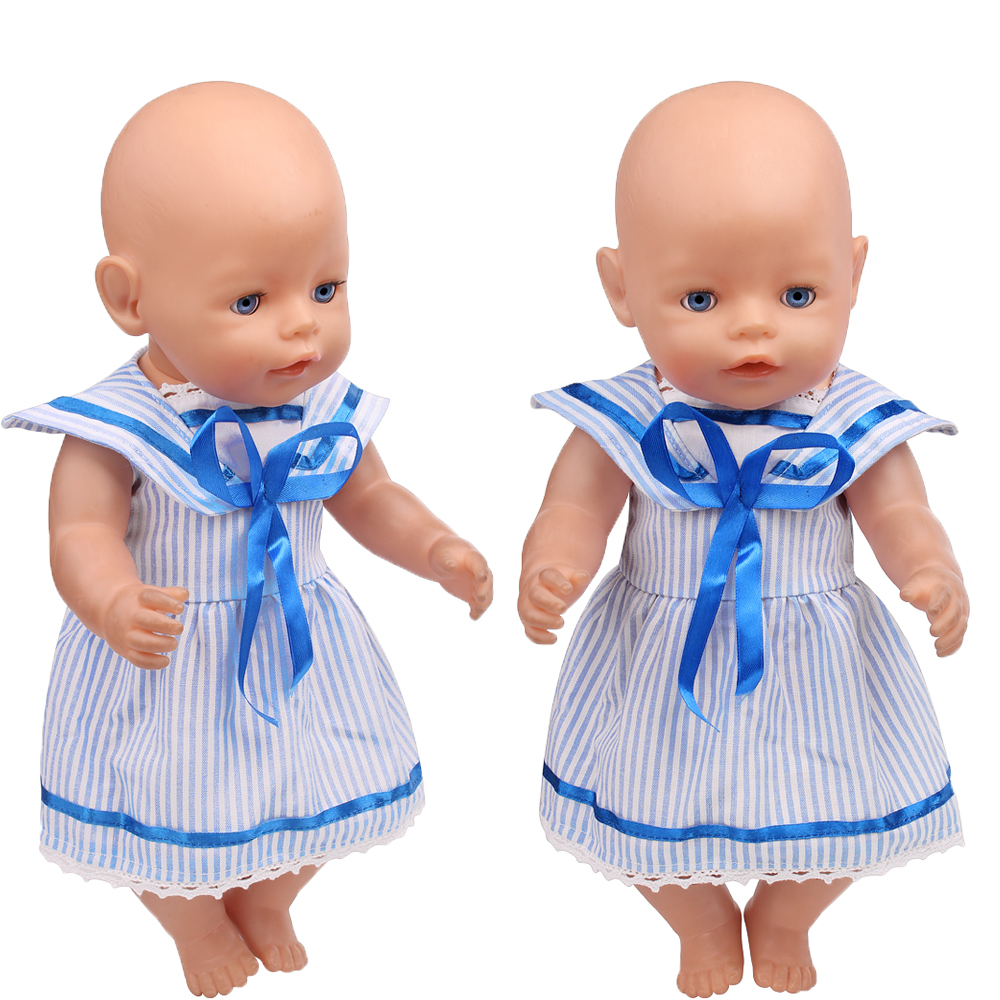 43cm Girl Doll Blue Striped Sa - Summer Away Clothing recensie en prijs