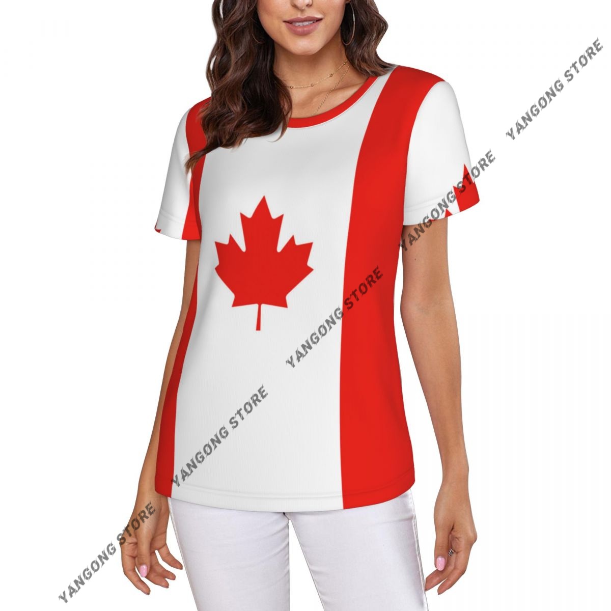 Women's T-shirt Canada Canadia - Summer Clothing Women Canada recensie en prijs
