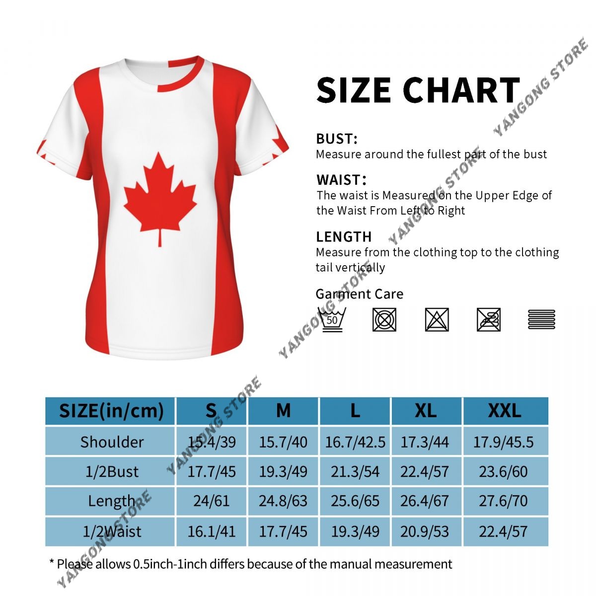 Women's T-shirt Canada Canadia - Summer Clothing Women Canada recensie en prijs