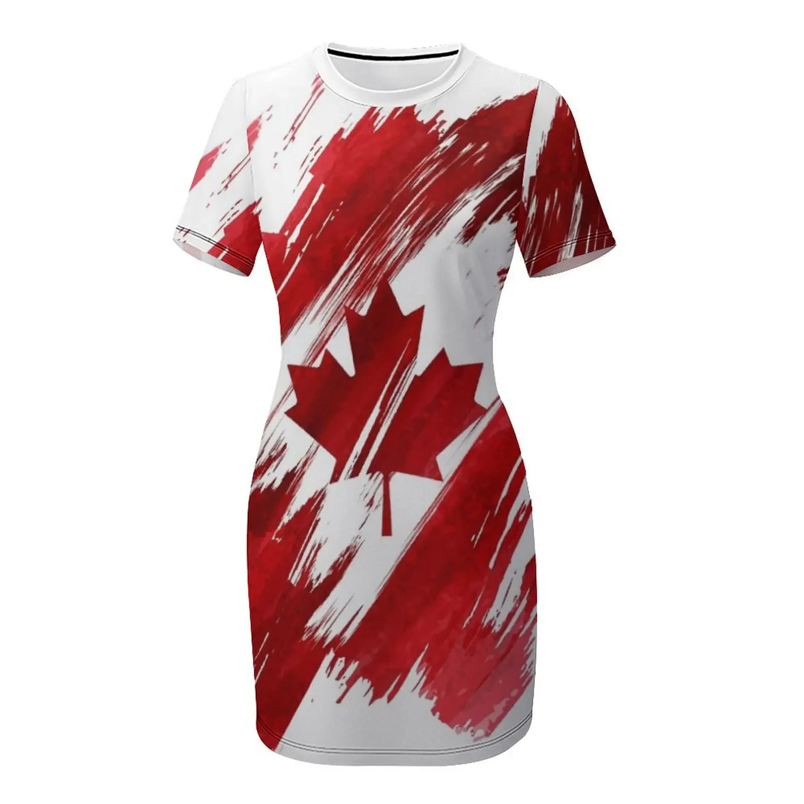Canada Short-Sleeved Dress ele - Summer Clothing Women Canada recensie en prijs