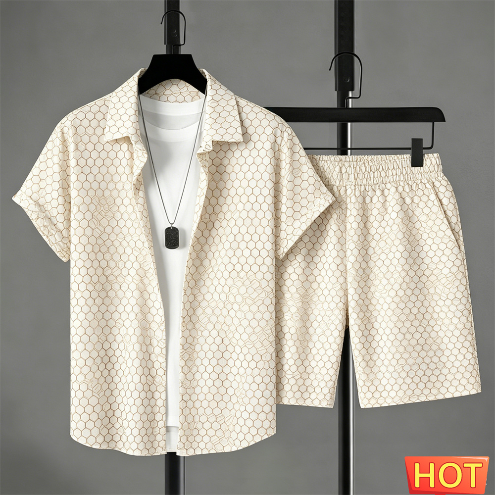 Summer Outfits Man Shirt Set G - Summer Clothing Sets Men recensie en prijs