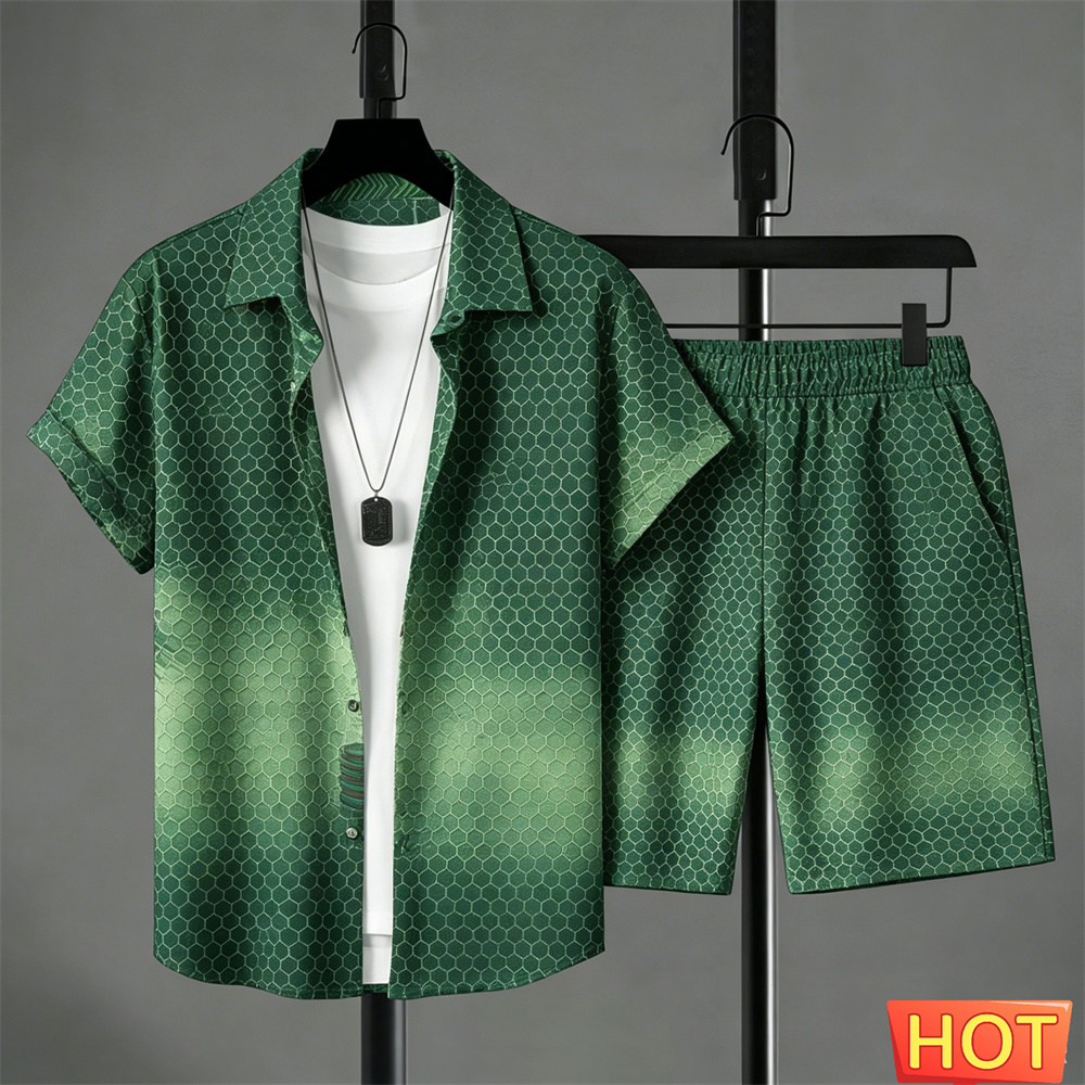 Summer Outfits Man Shirt Set G - Summer Clothing Sets Men recensie en prijs