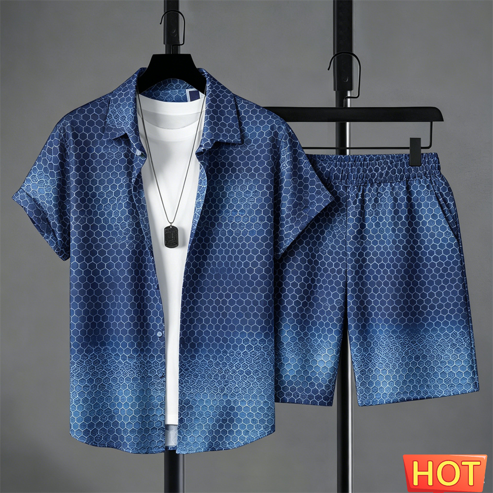 Summer Outfits Man Shirt Set G - Summer Clothing Sets Men recensie en prijs