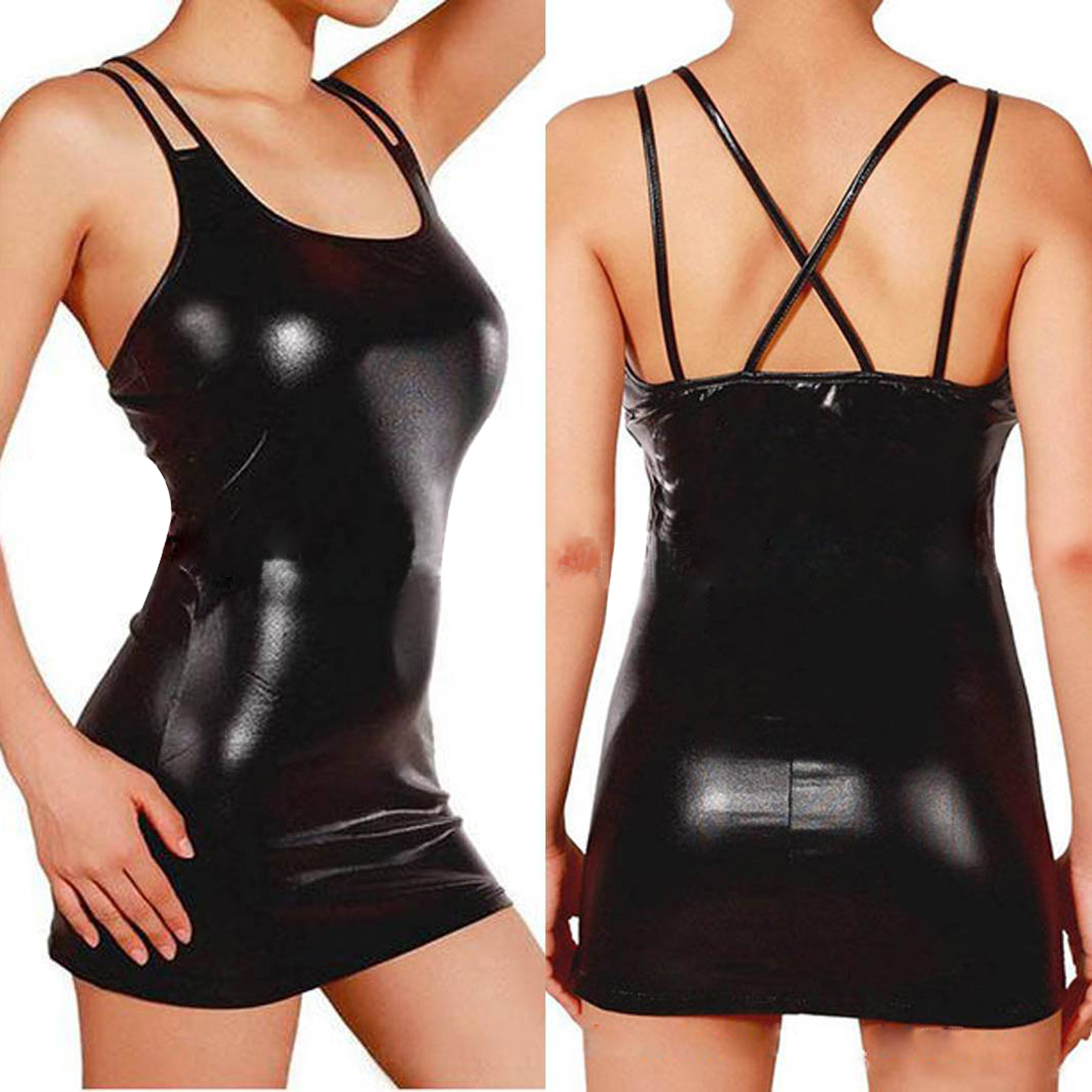 Sexy Erotic Hot Pu Metallic Le - Summer Clothing Women Uk recensie en prijs