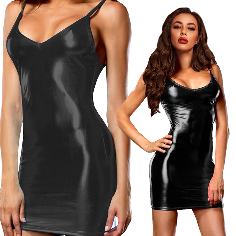 Sexy Erotic Hot Pu Metallic Le - Summer Clothing Women Uk recensie en prijs