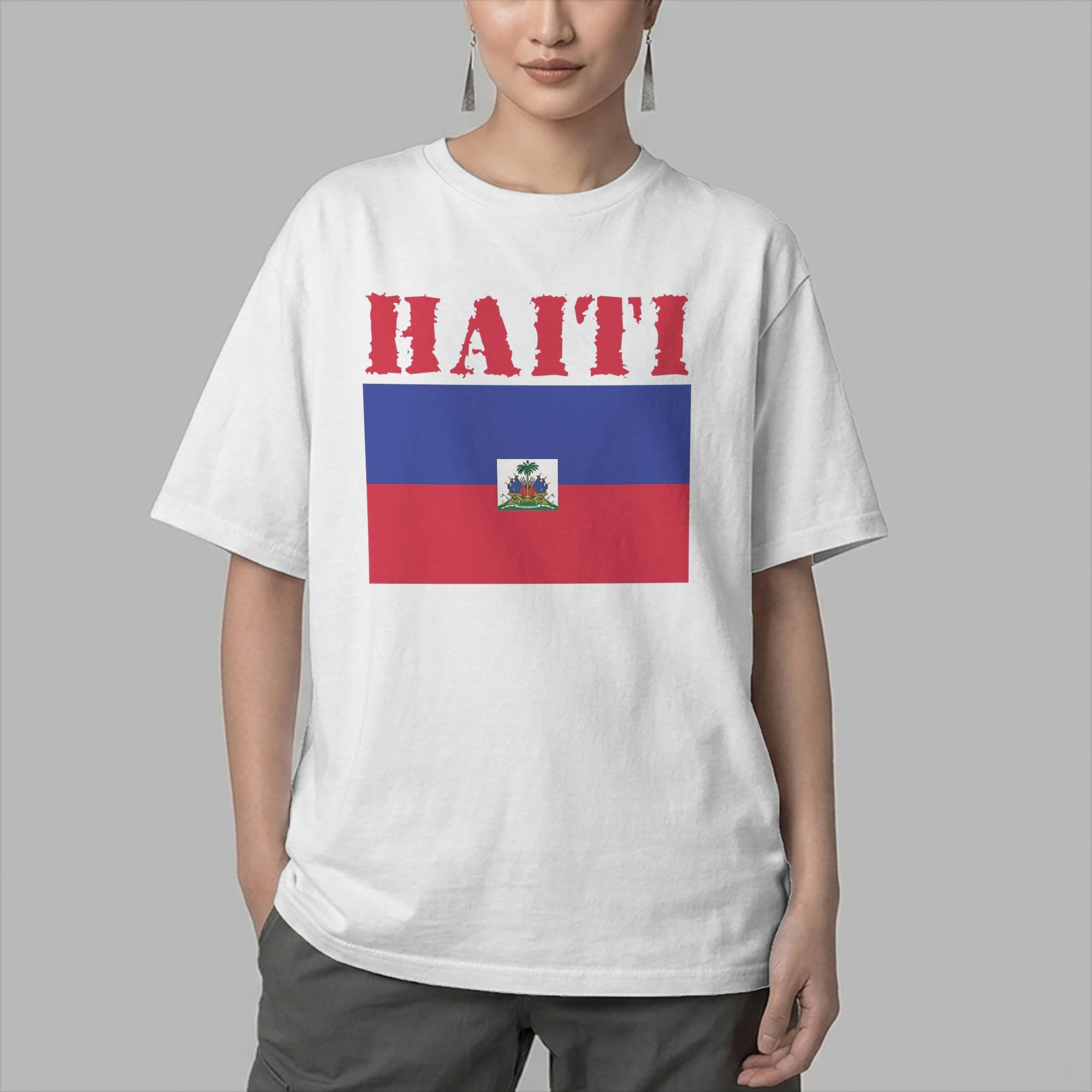 Men T-Shirt Haiti Flag Fashion - Summer Clothing Ideas Men recensie en prijs